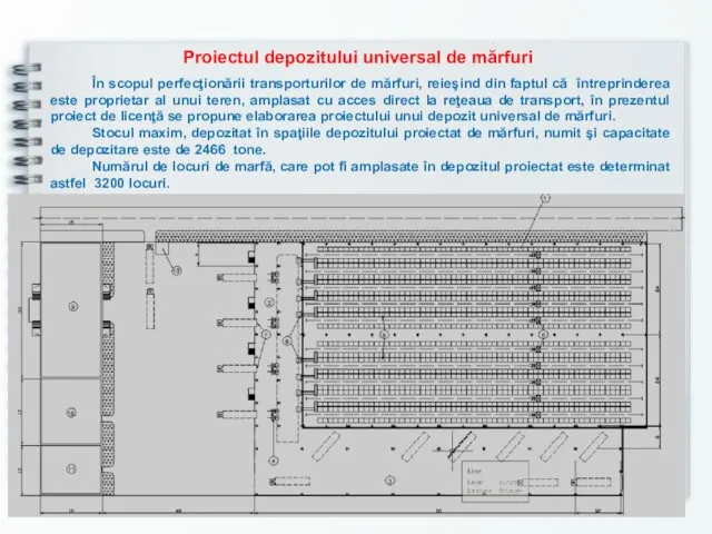 Proiectul depozitului universal de mărfuri În scopul perfecţionării transporturilor de mărfuri,