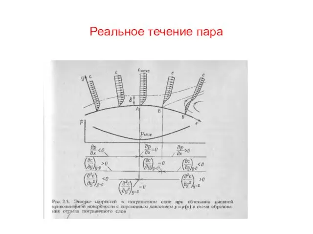 Реальное течение пара