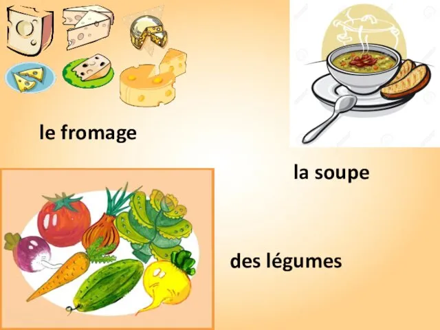 la soupe le fromage des légumes