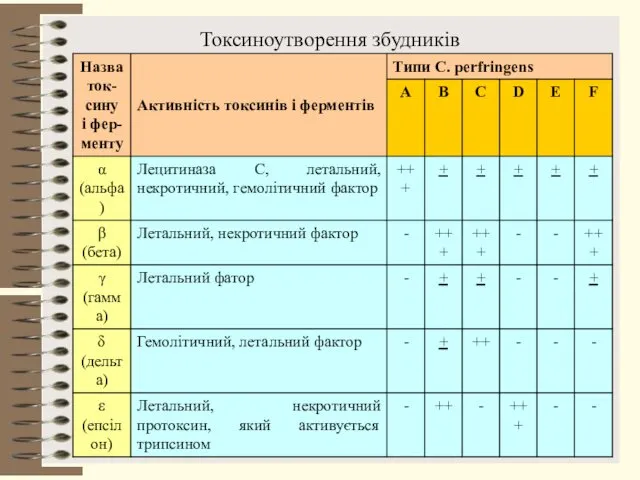 Токсиноутворення збудників