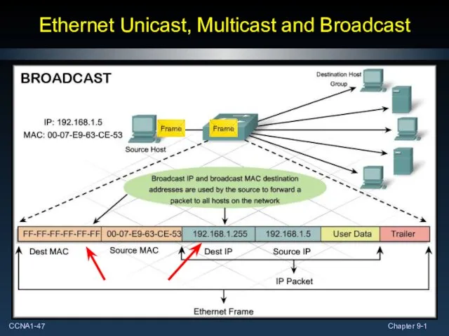 Ethernet Unicast, Multicast and Broadcast