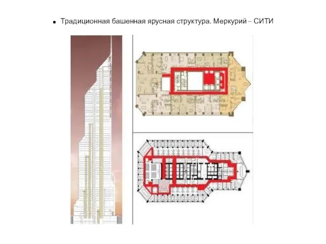 . Традиционная башенная ярусная структура. Меркурий – СИТИ