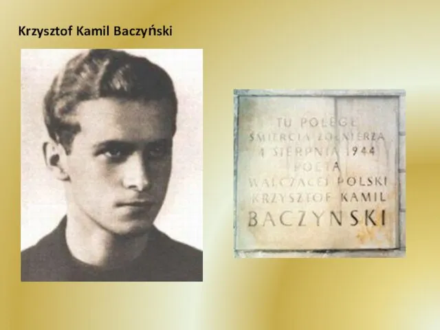 Krzysztof Kamil Baczyński