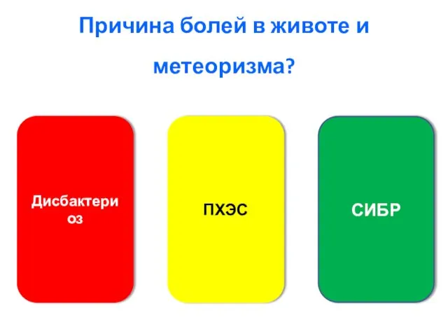 Причина болей в животе и метеоризма? Дисбактериоз ПХЭС СИБР