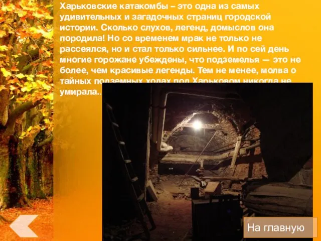 Харьковские катакомбы – это одна из самых удивительных и загадочных страниц