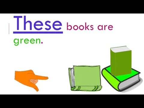 These books are green.