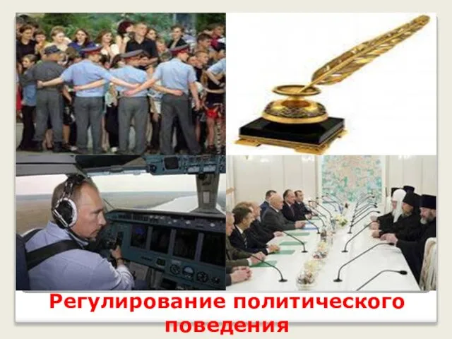 Регулирование политического поведения