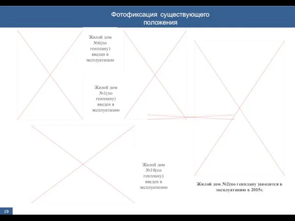 Фотофиксация существующего положения 19 Жилой дом №10(по генплану) введен в эксплуатацию