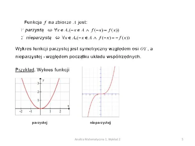 Analiza Matematyczna 1, Wykład 2