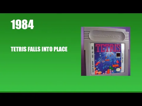 1984 TETRIS FALLS INTO PLACE