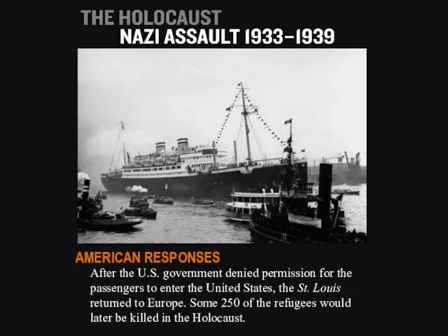 After the U.S. government denied permission for the passengers to enter
