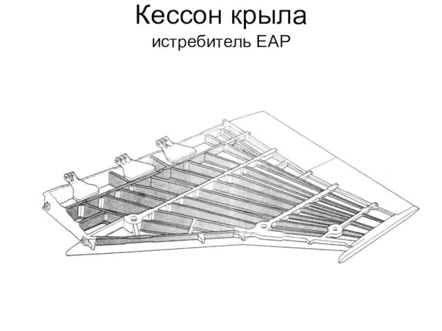 Кессон крыла истребитель EAP