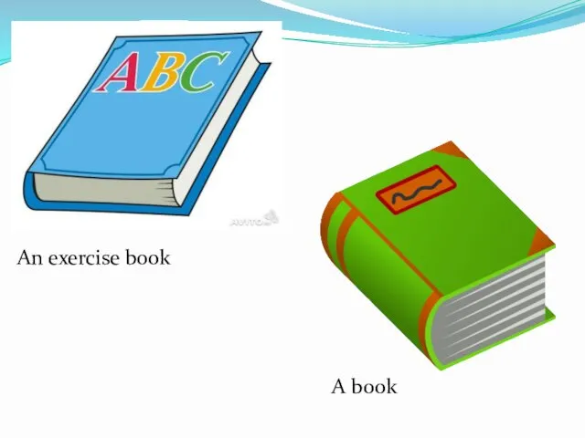 An exercise book A book