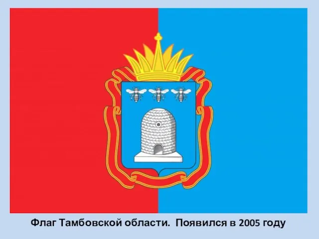 Флаг Тамбовской области. Появился в 2005 году