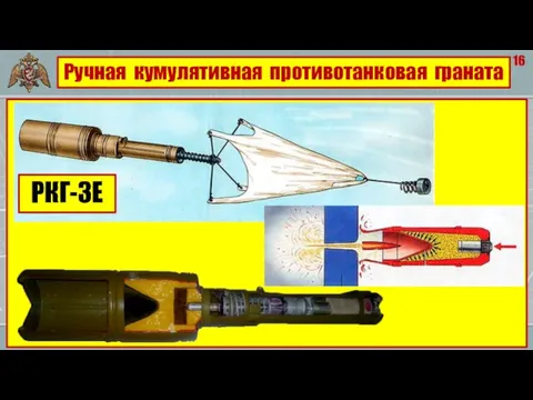 16 Ручная кумулятивная противотанковая граната РКГ-3Е