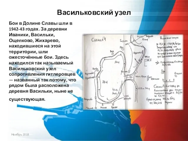 Васильковский узел Бои в Долине Славы шли в 1942-43 годах. За