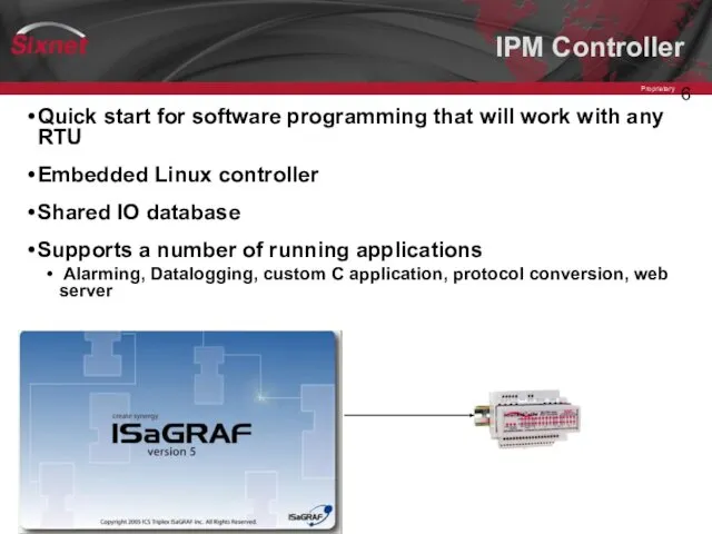 IPM Controller Quick start for software programming that will work with