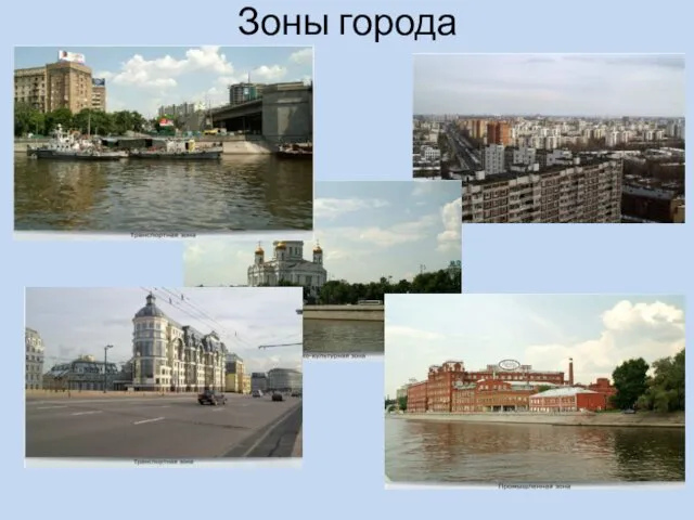 Зоны города