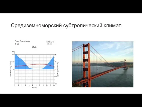 Средиземноморский субтропический климат: