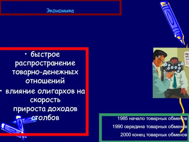 Экономика быстрое распространение товарно-денежных отношений влияние олигархов на скорость прироста доходов