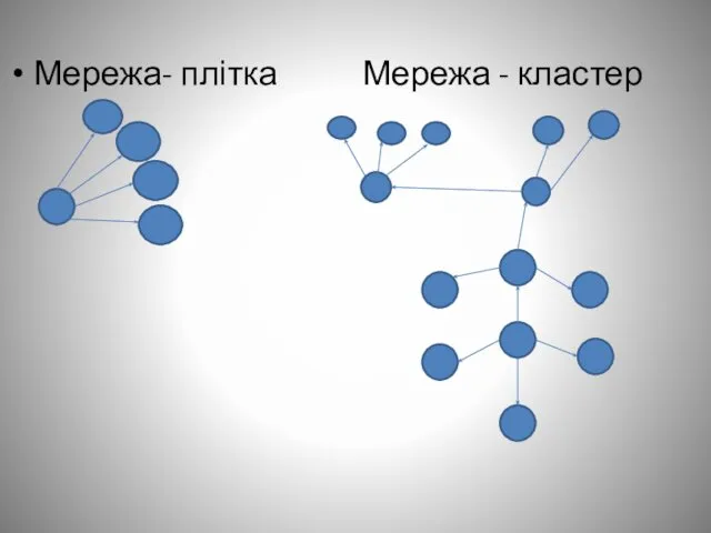 Мережа- плітка Мережа - кластер