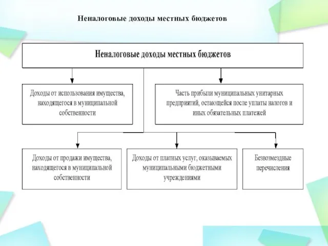 Неналоговые доходы местных бюджетов