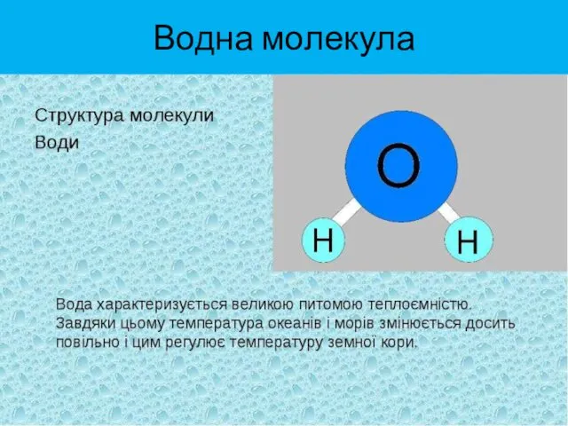 Водна молекула