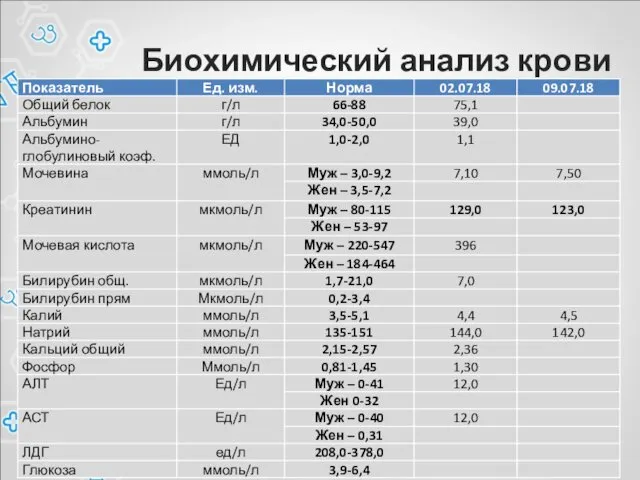 Биохимический анализ крови