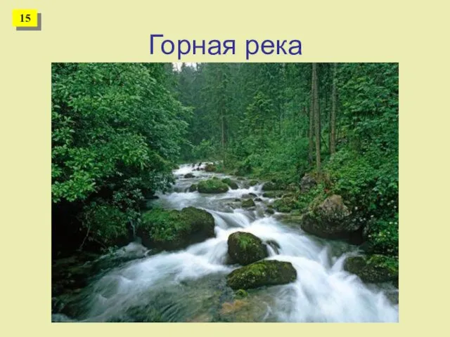 Горная река 15