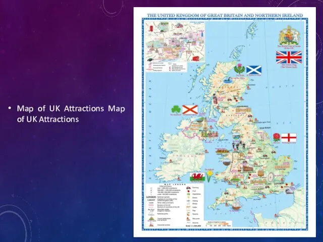 Map of UK Attractions Map of UK Attractions