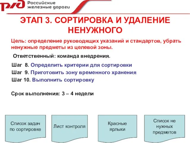 ЭТАП 3. СОРТИРОВКА И УДАЛЕНИЕ НЕНУЖНОГО Шаг 8. Определить критерии для