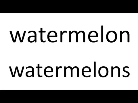 watermelon watermelons