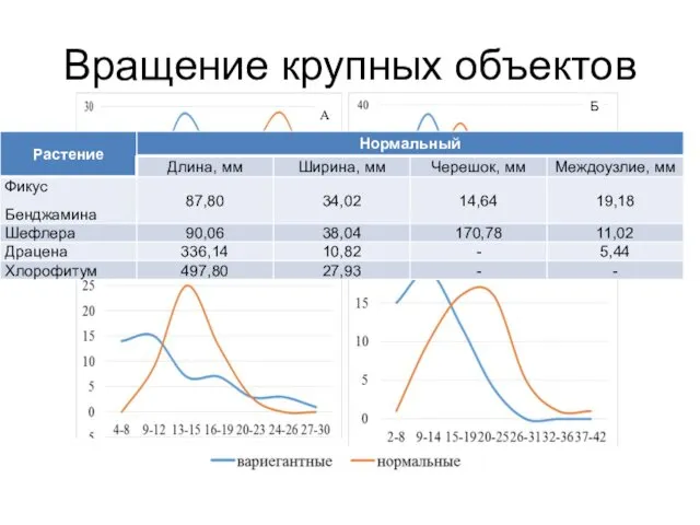 Вращение крупных объектов