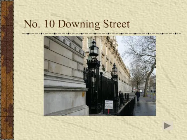 No. 10 Downing Street