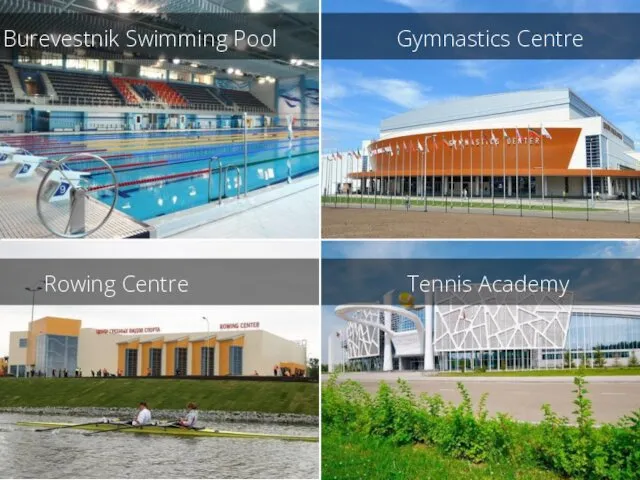 Burevestnik Swimming Pool Gymnastics Centre Rowing Centre Tennis Academy