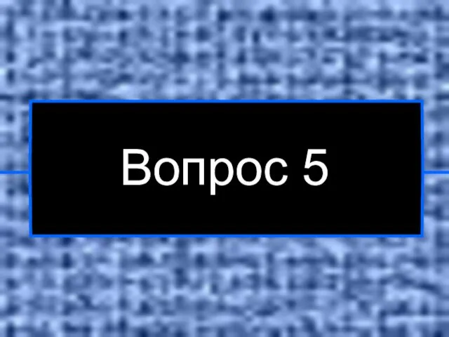 Вопрос 5