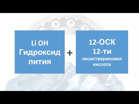 Li OH Гидроксид лития + 12-ОСК 12-ти оксистеариновая кислота