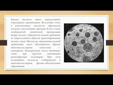 Каждая молекула имеет определенную структурную организацию. Вследствие этого в разноатомных молекулах