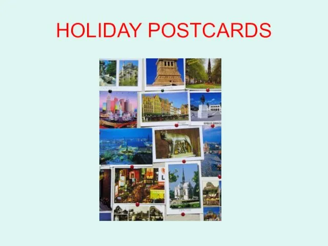 HOLIDAY POSTCARDS