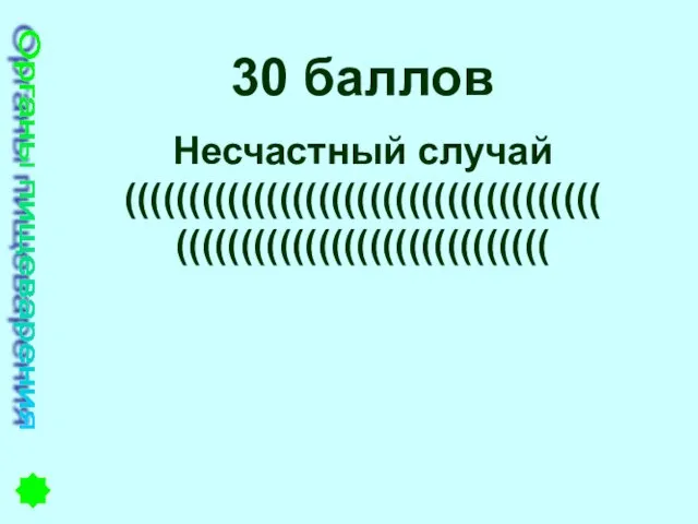 Органы пищеварения 30 баллов Несчастный случай((((((((((((((((((((((((((((((((((((((((((((((((((((((((((((((((((