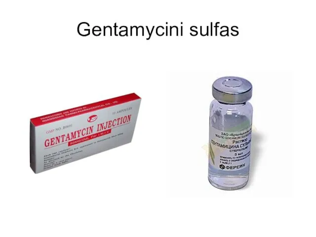 Gentamycini sulfas