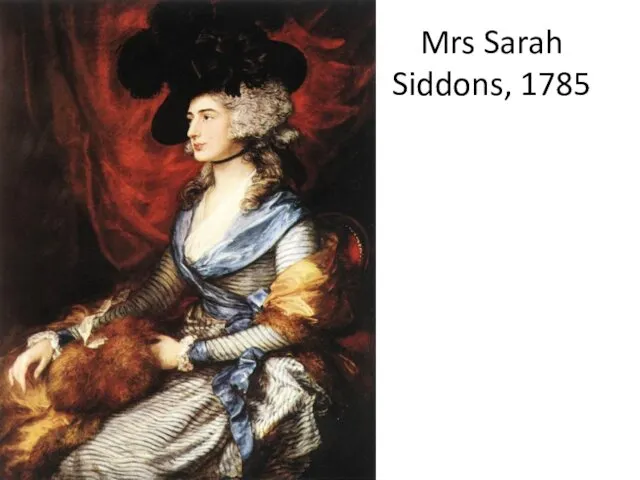 Mrs Sarah Siddons, 1785