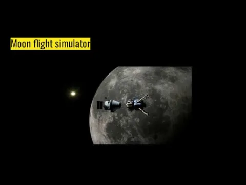 Moon flight simulator