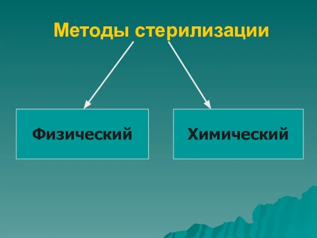 Методы стерилизации Физический Химический