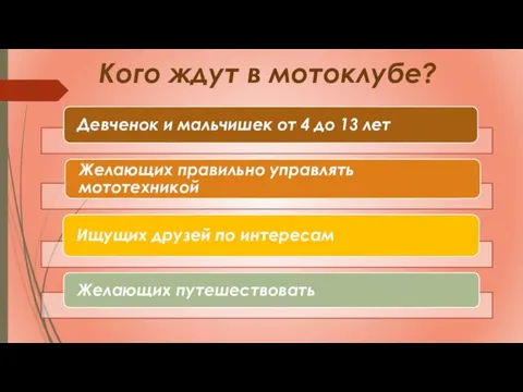 Кого ждут в мотоклубе?