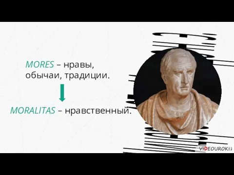 MORES – нравы, обычаи, традиции. Цицерон 107 – 44 гг. до н. э. MORALITAS – нравственный.