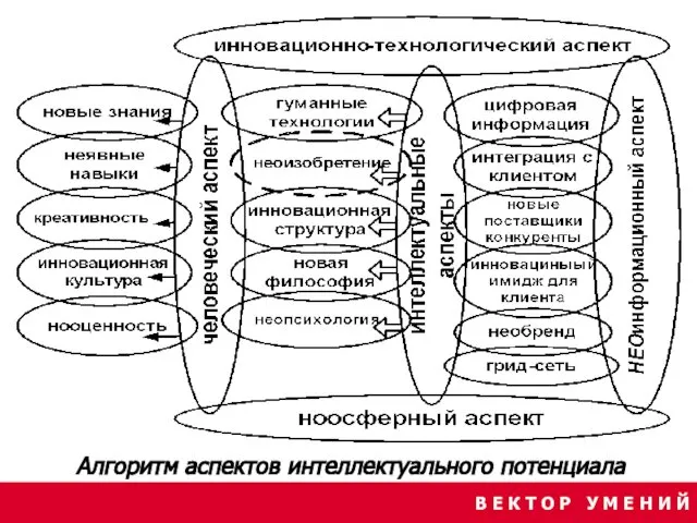 В Е К Т О Р У М Е Н И Й Алгоритм аспектов интеллектуального потенциала