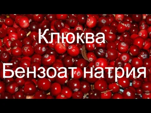 Клюква Бензоат натрия