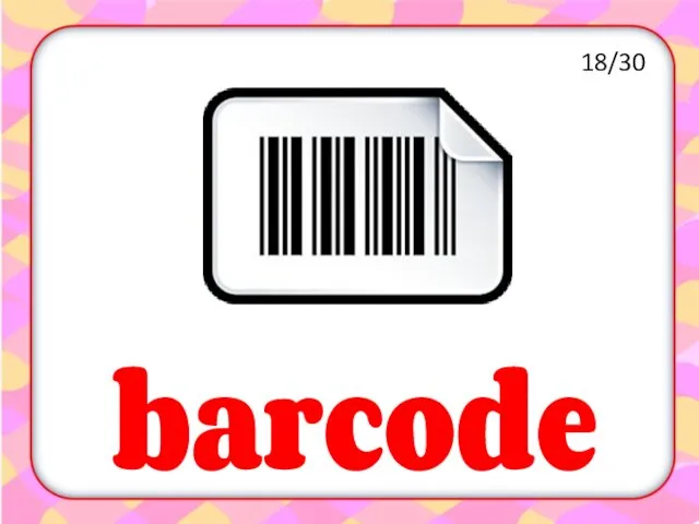 barcode 18/30