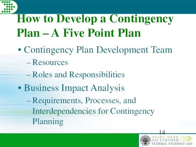 How to Develop a Contingency Plan – A Five Point Plan